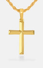 Bevel Cross Pendant