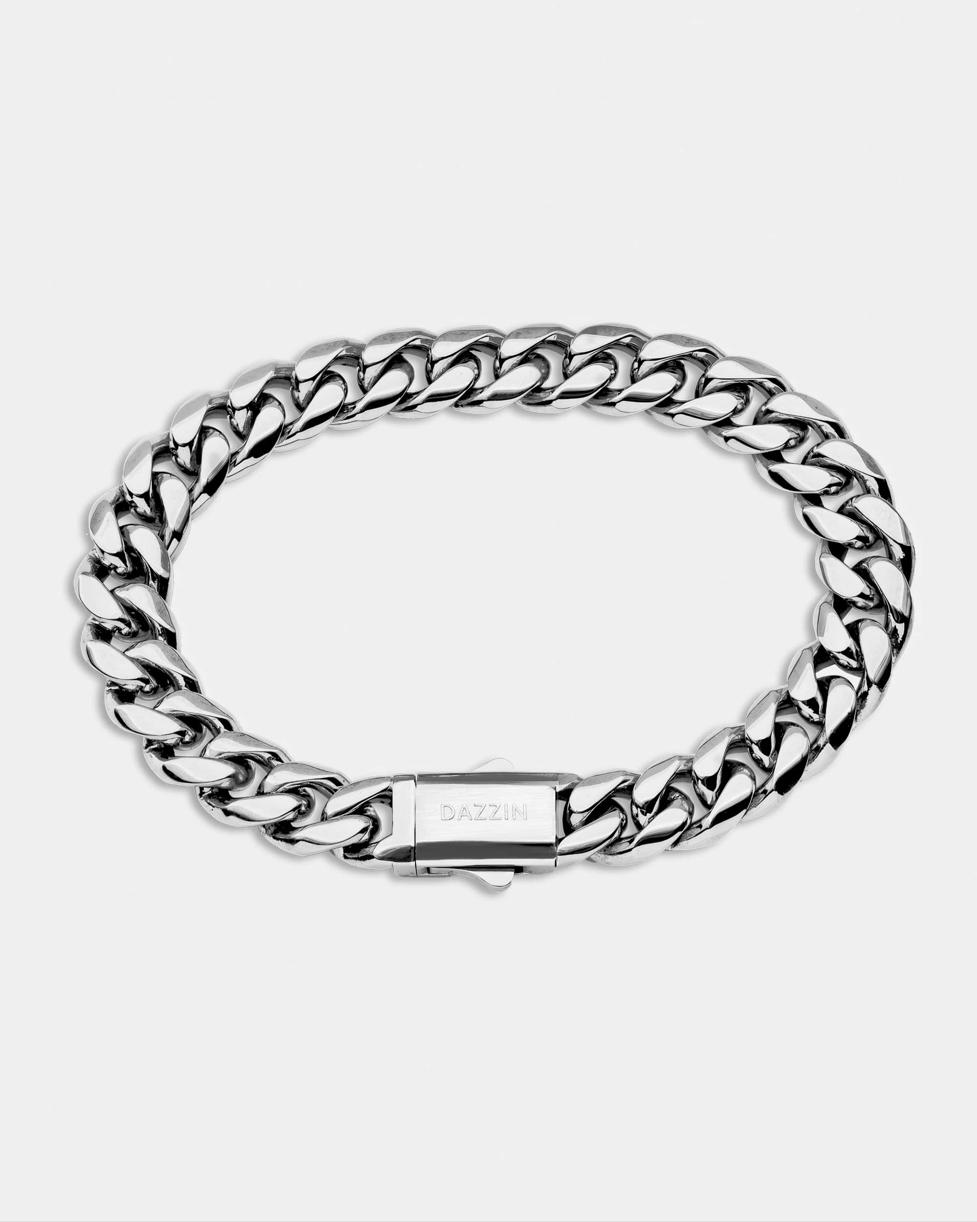 Cuban Link Bracelet 10mm Silver