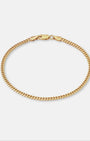 Cuban Link Bracelet 3mm Gold