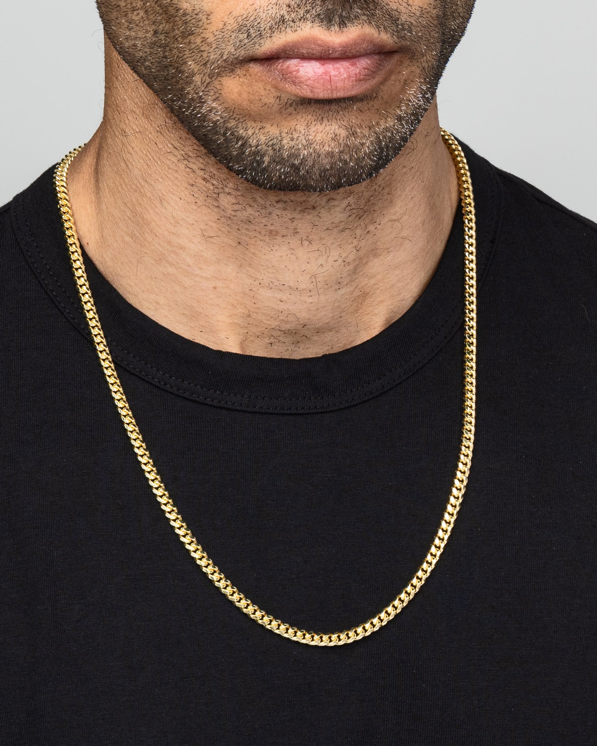 Cuban Link Chain 5mm Gold Model1