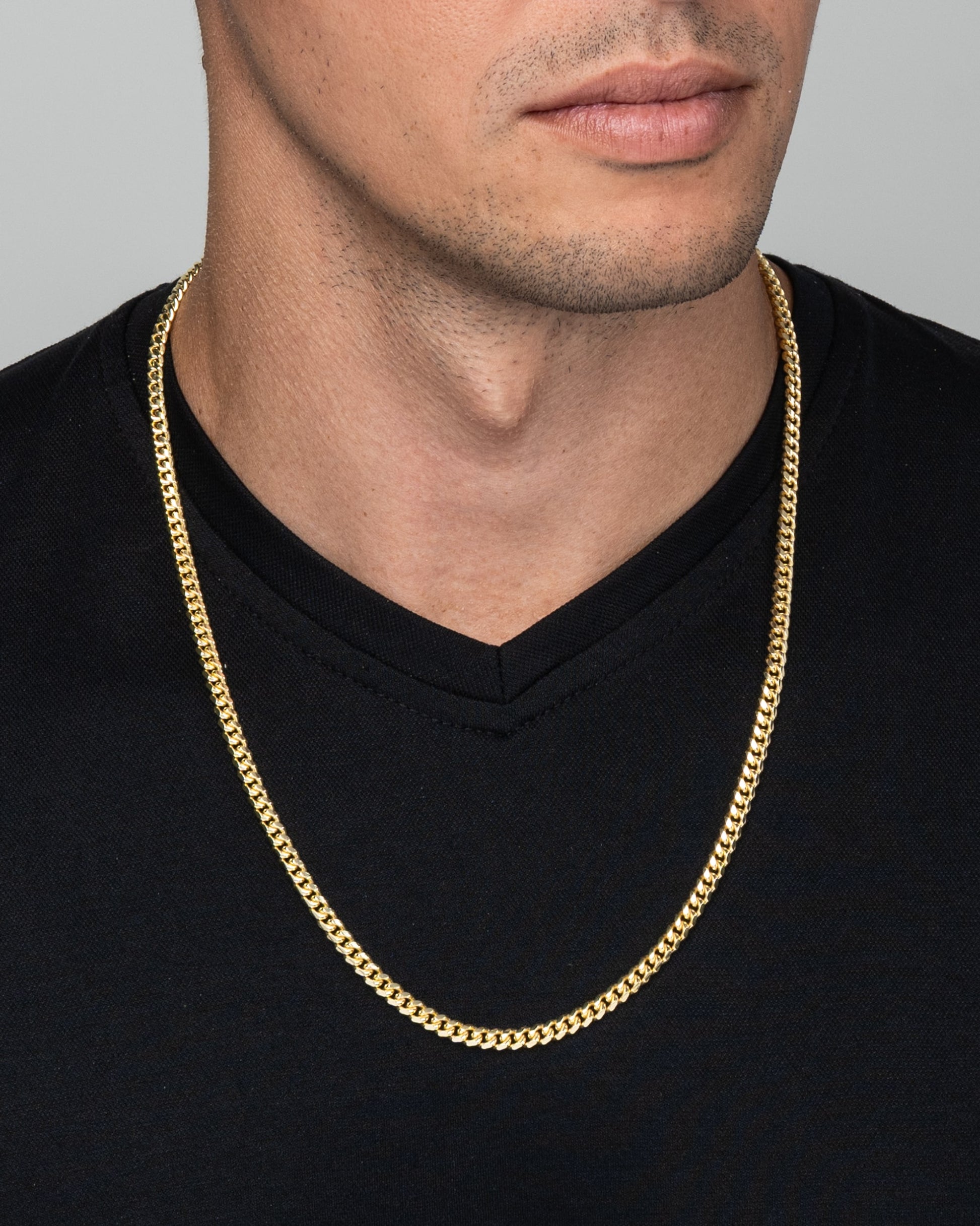 Cuban Link Chain 5mm Gold Model2