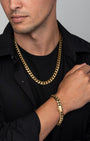 Cuban Link Set 10mm Gold Model