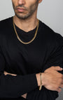 Cuban Link Set 8mm Gold Model3