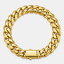 10 MM Gold Cuban Link Bracelet