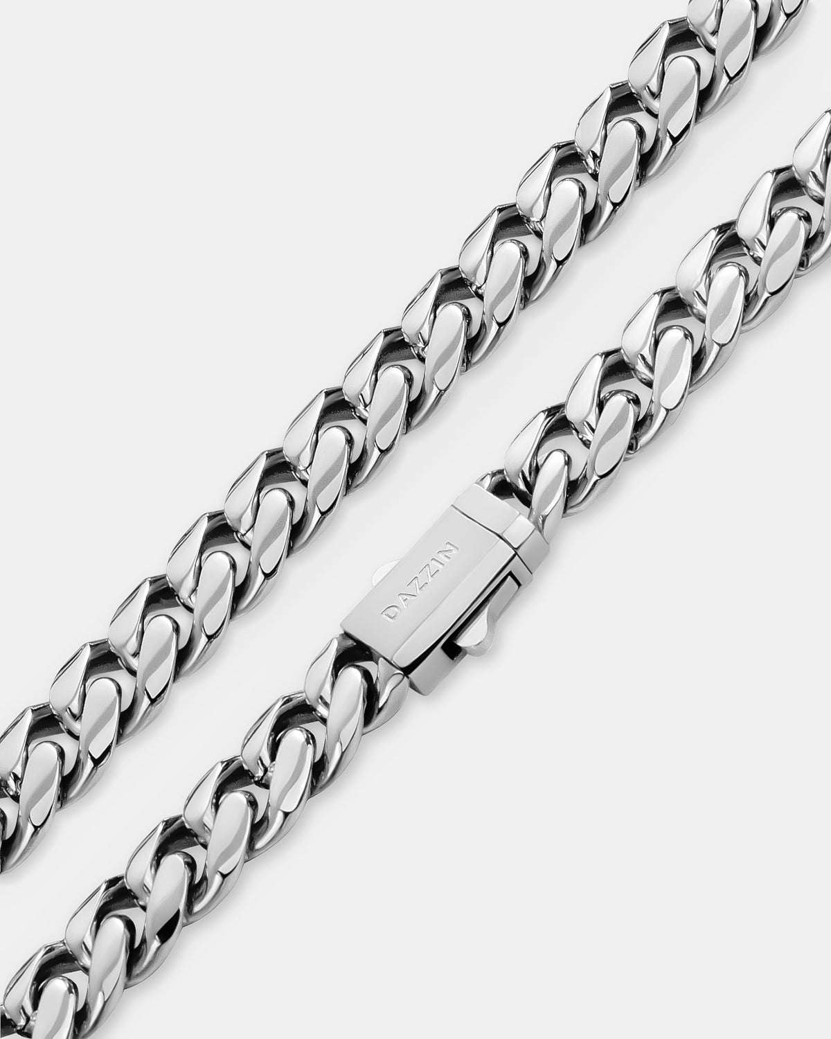 8 MM Clasp Cuban Silver