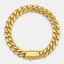 8 MM Gold Cuban Link Bracelet