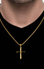 Bevel Cross Gold Model