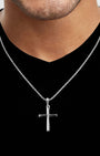 Bevel Cross Silver Model