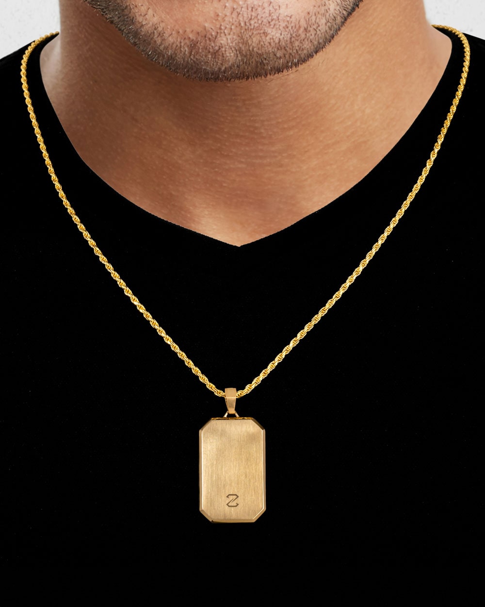 Bevel Tag Gold Model