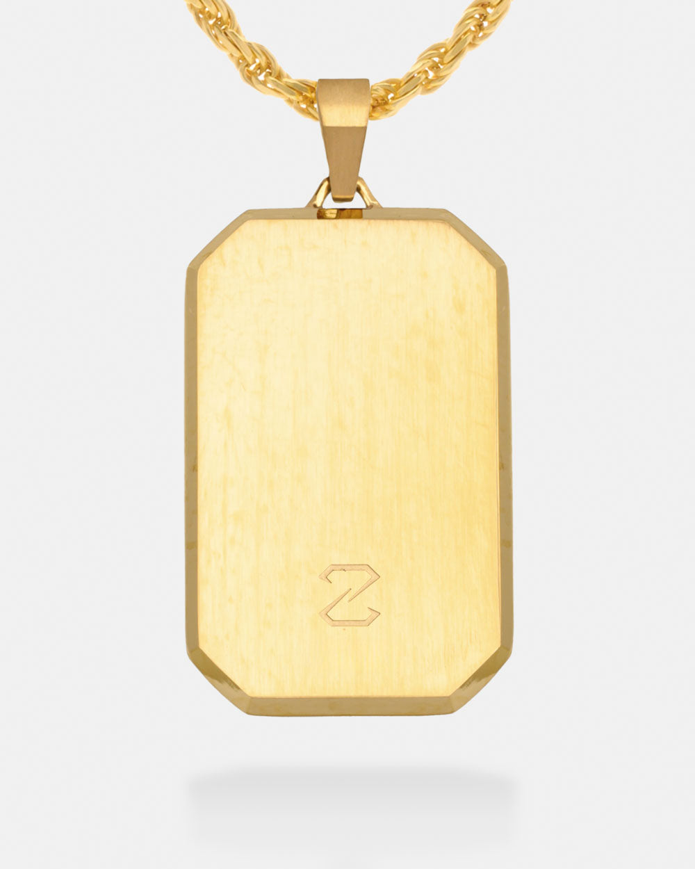 Bevel Tag Gold