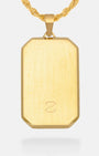 Bevel Tag Gold