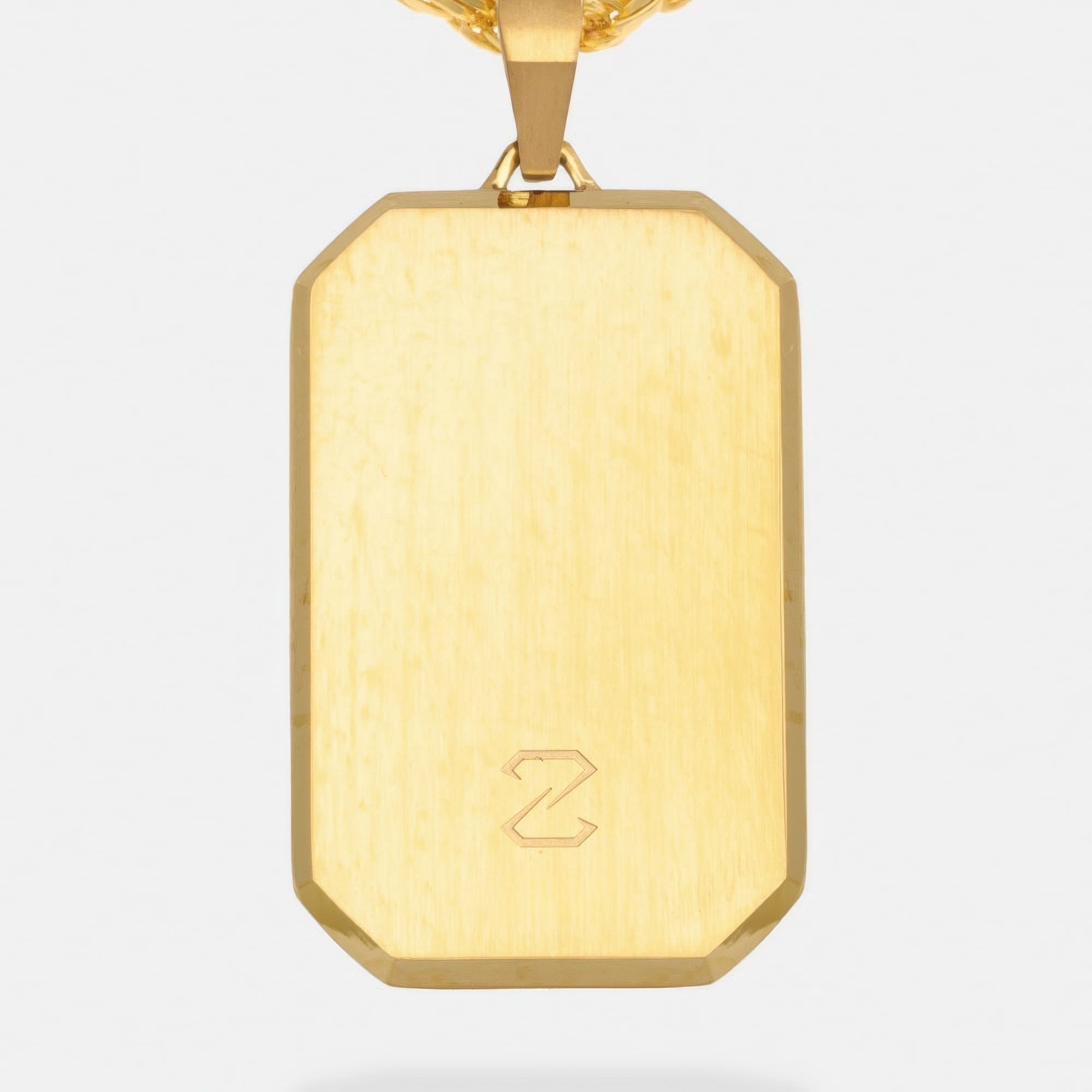 Bevel Tag Gold
