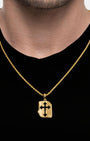 Cross Cut Tag Gold Model