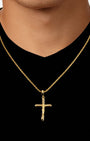 Crucifix Cross Gold Model