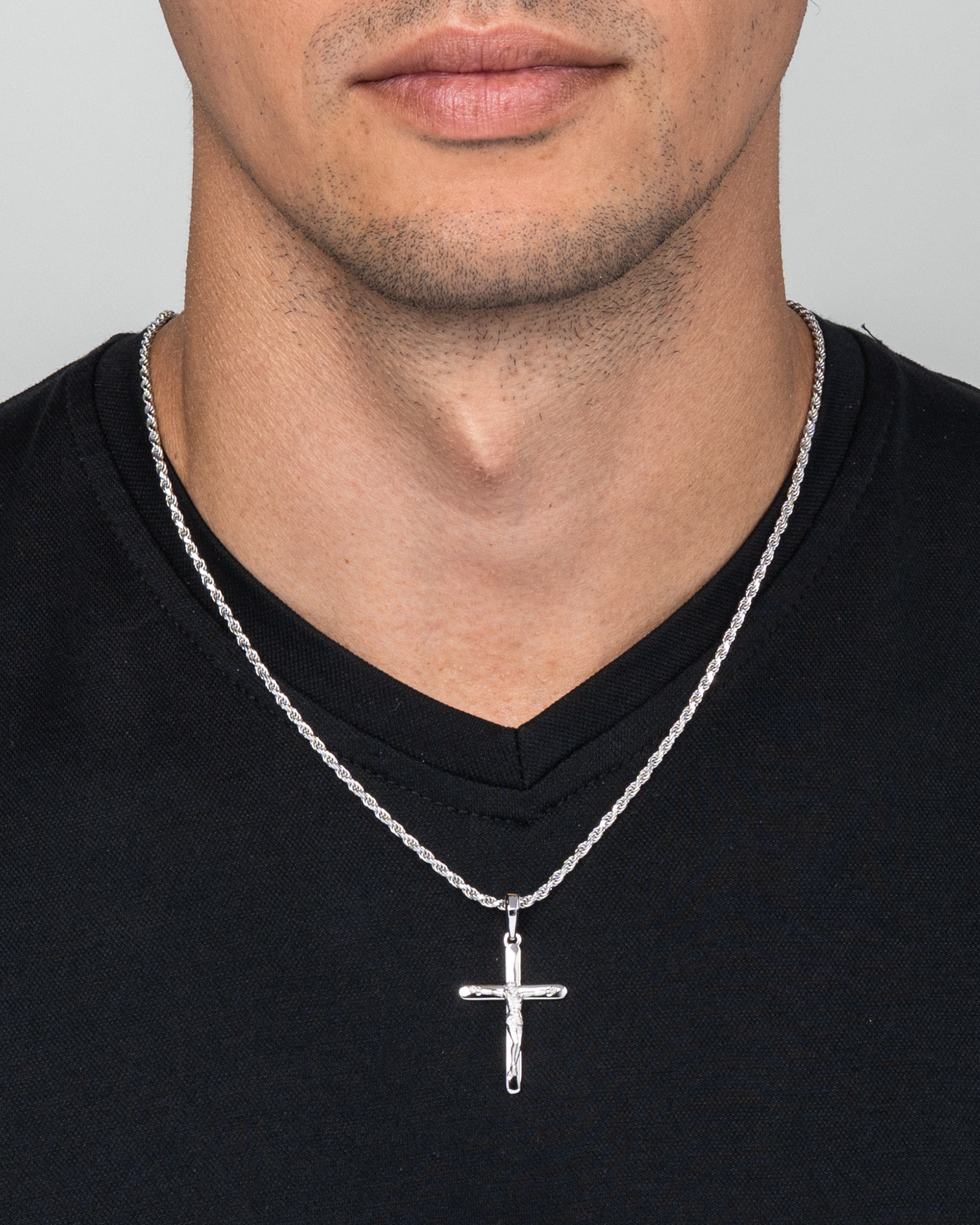 Crucifix Cross Silver Model1