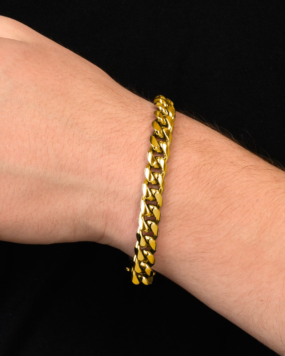 Cuban Link Bracelet 10mm Gold Model