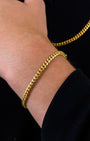 Cuban Link Bracelet 5mm Gold Model