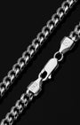 Cuban Link Bracelet 5mm Silver Clasp