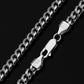 Cuban Link Bracelet 5mm Silver Clasp