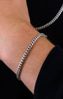 Cuban Link Bracelet 5mm Silver Model