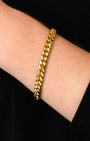Cuban Link Bracelet 8mm Gold Model