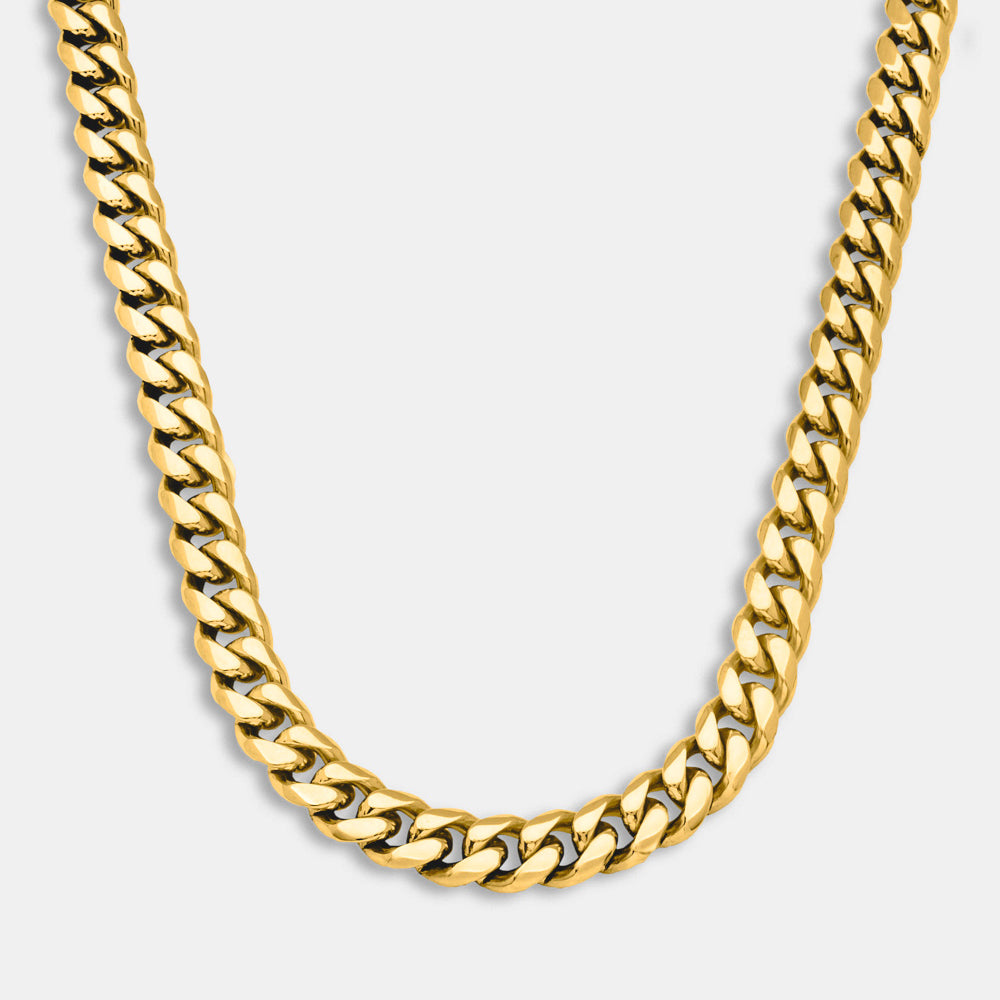 Cuban Link Chain 10mm Gold
