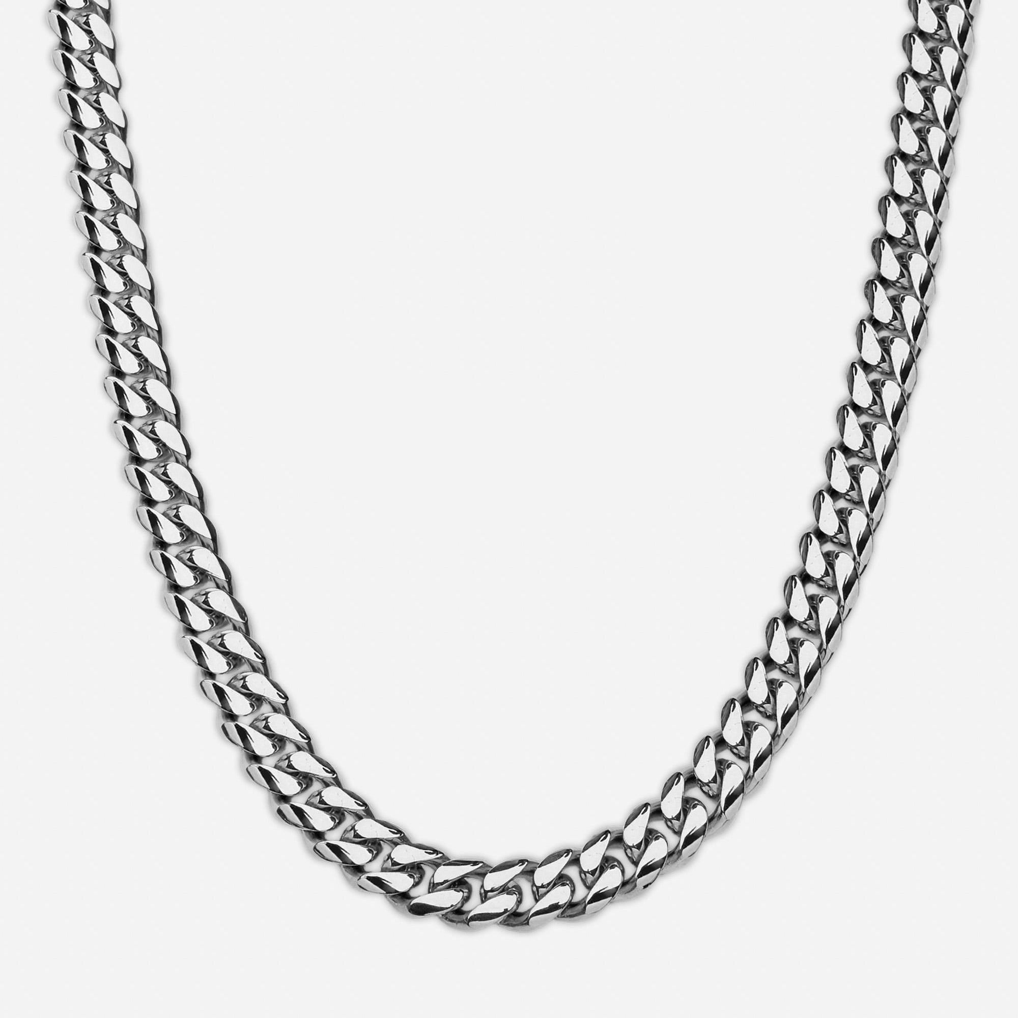 Cuban Link Chain 10mm Silver