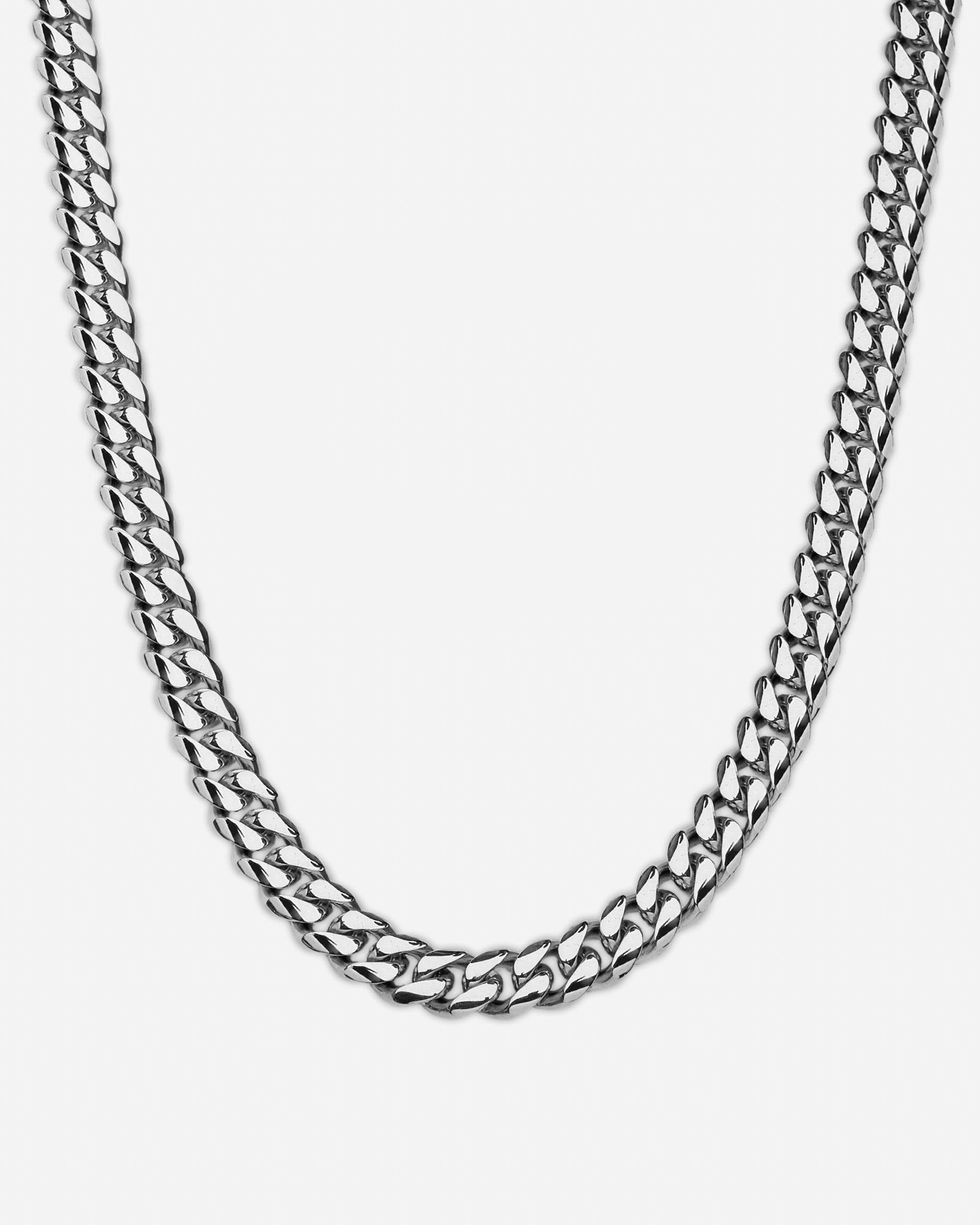 Cuban Link Chain 10mm Silver
