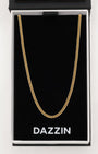 Cuban Link Chain 3mm Gold Box