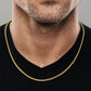 Cuban Link Chain 3mm Gold Model