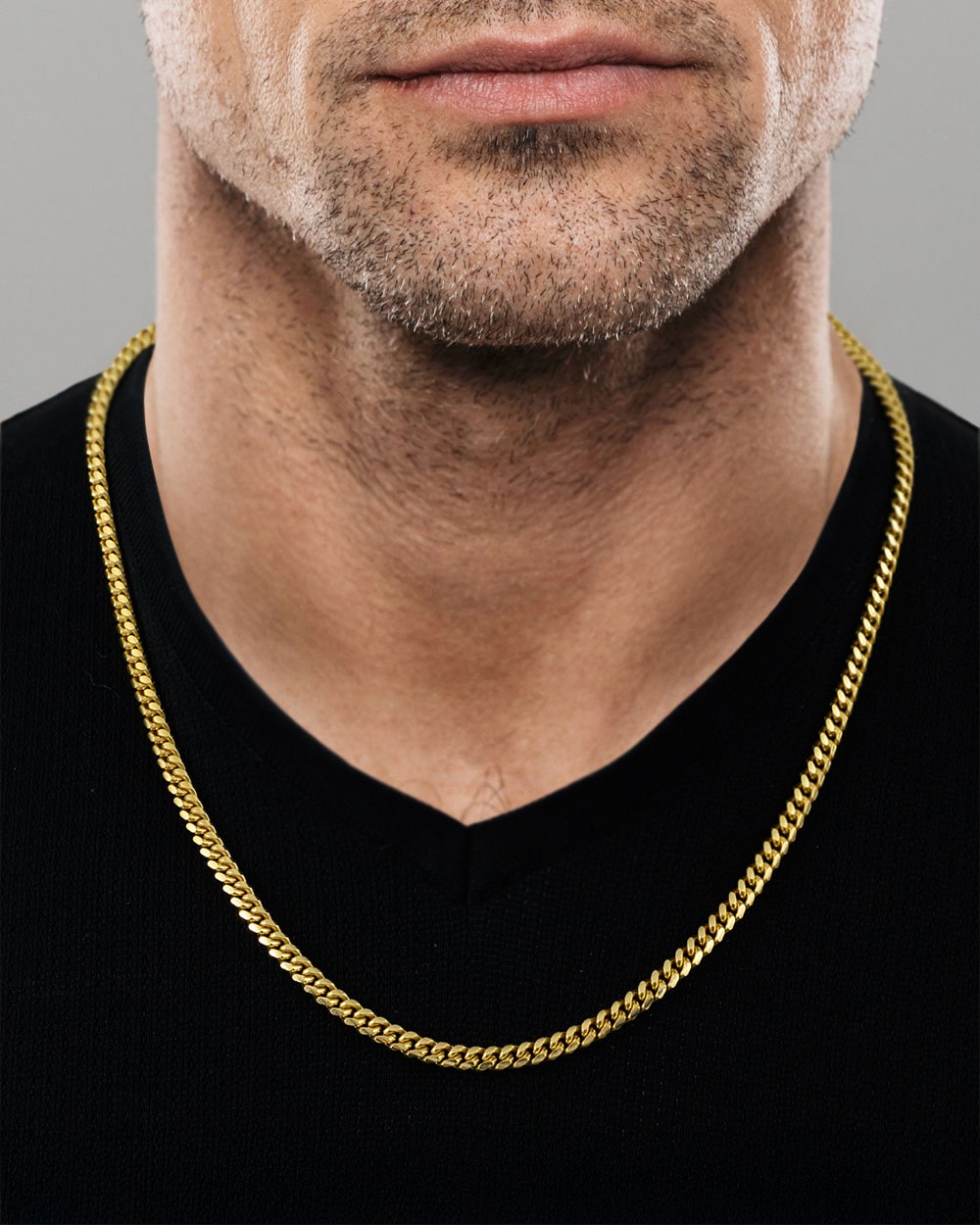 Cuban Link Chain 5mm Gold Model