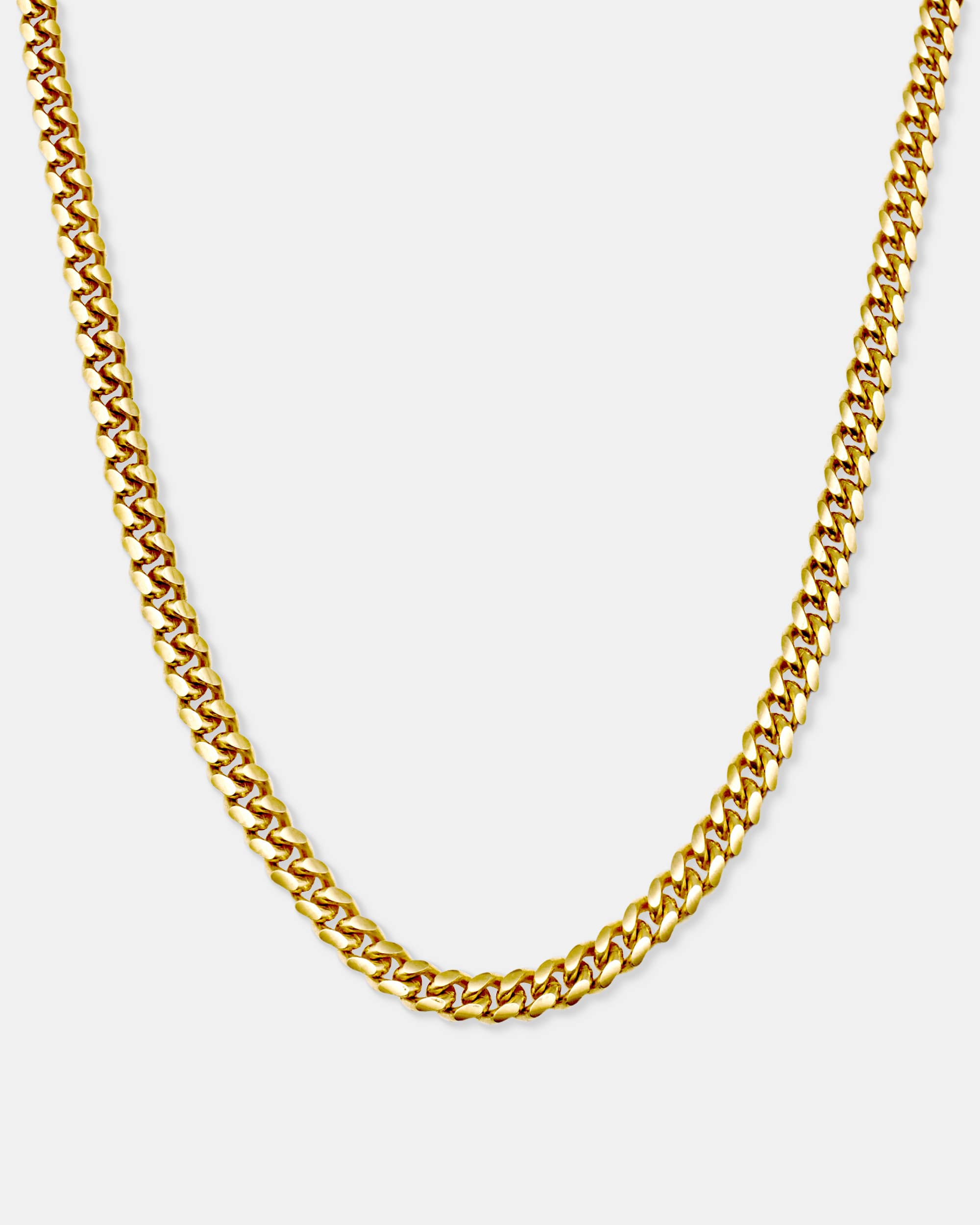 へへへGold chain necklace - Cuban link Cuban Link Chain - 5mm | Men's Gold Chain - DAZZIN