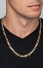 Cuban Link Chain 8mm Gold Model2