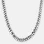 Cuban Link Chain 8mm Silver