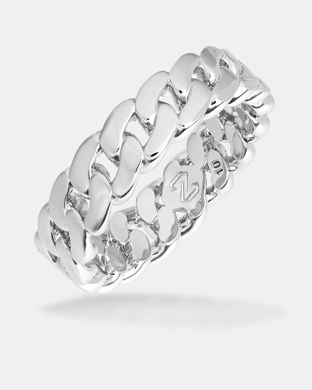 Cuban Link Ring Silver