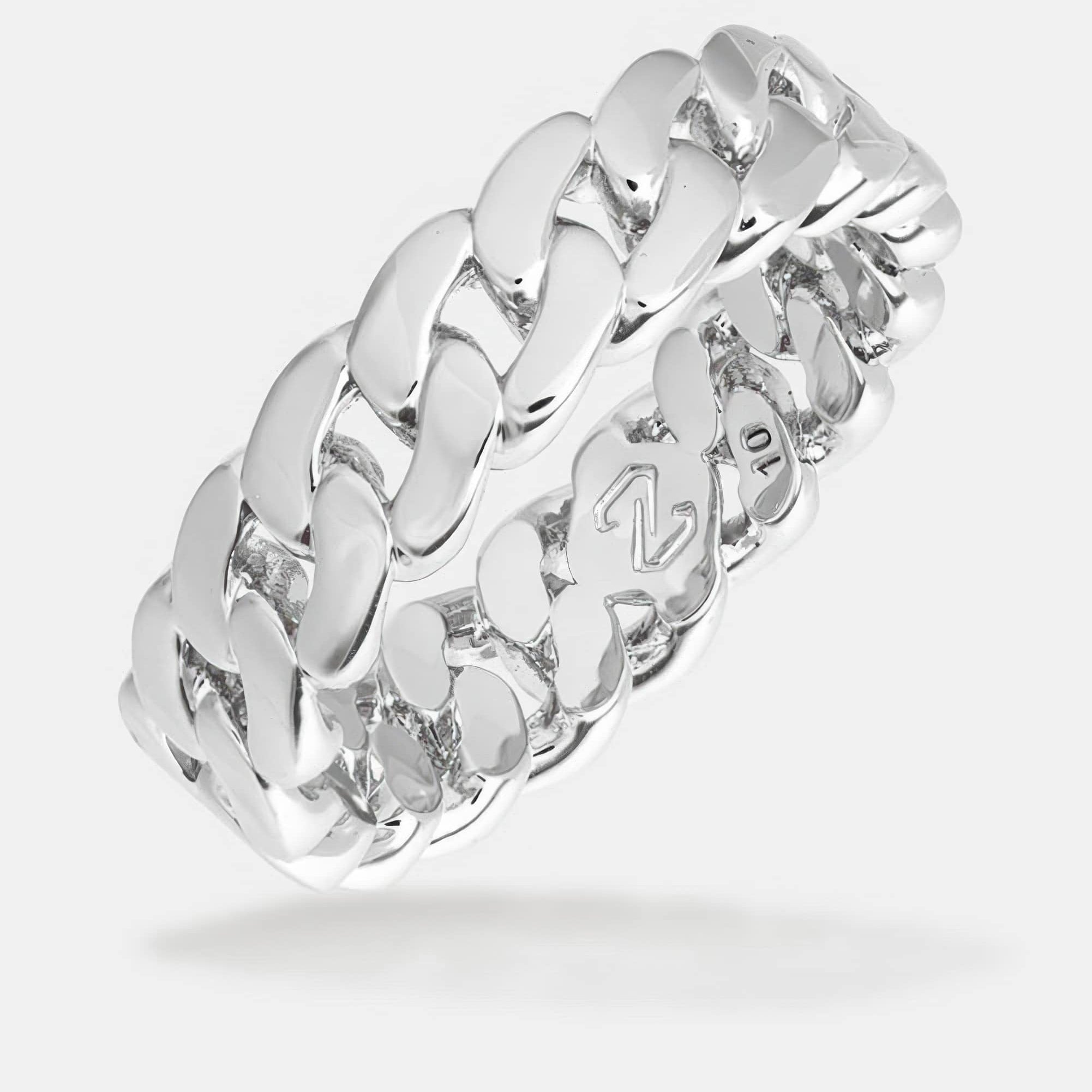 Cuban Link Ring Silver