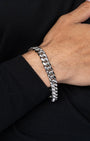 Cuban Link Set 10mm Silver Model1