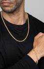 Cuban Link Set 5mm Gold Model4