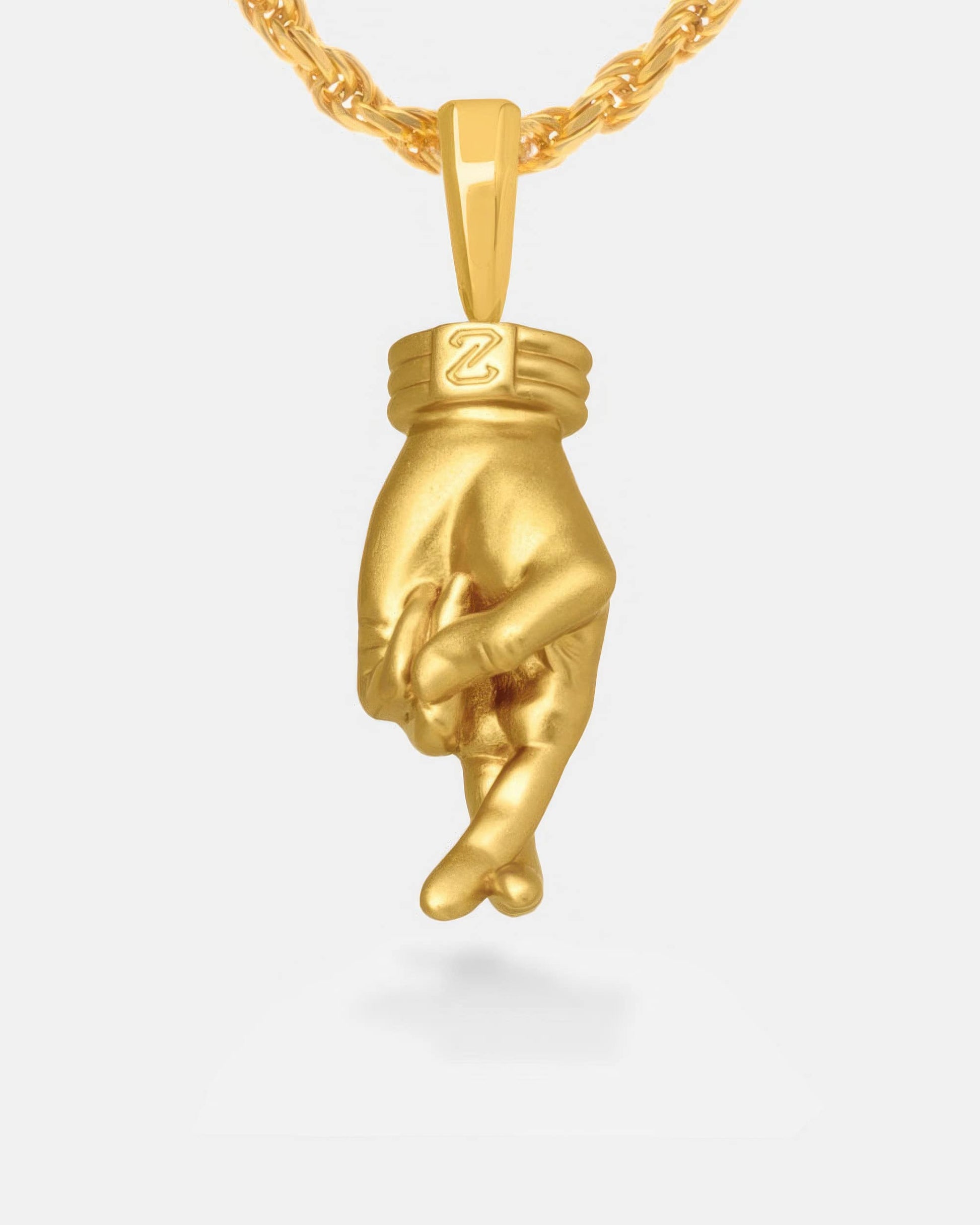 Fingers Crossed Pendant