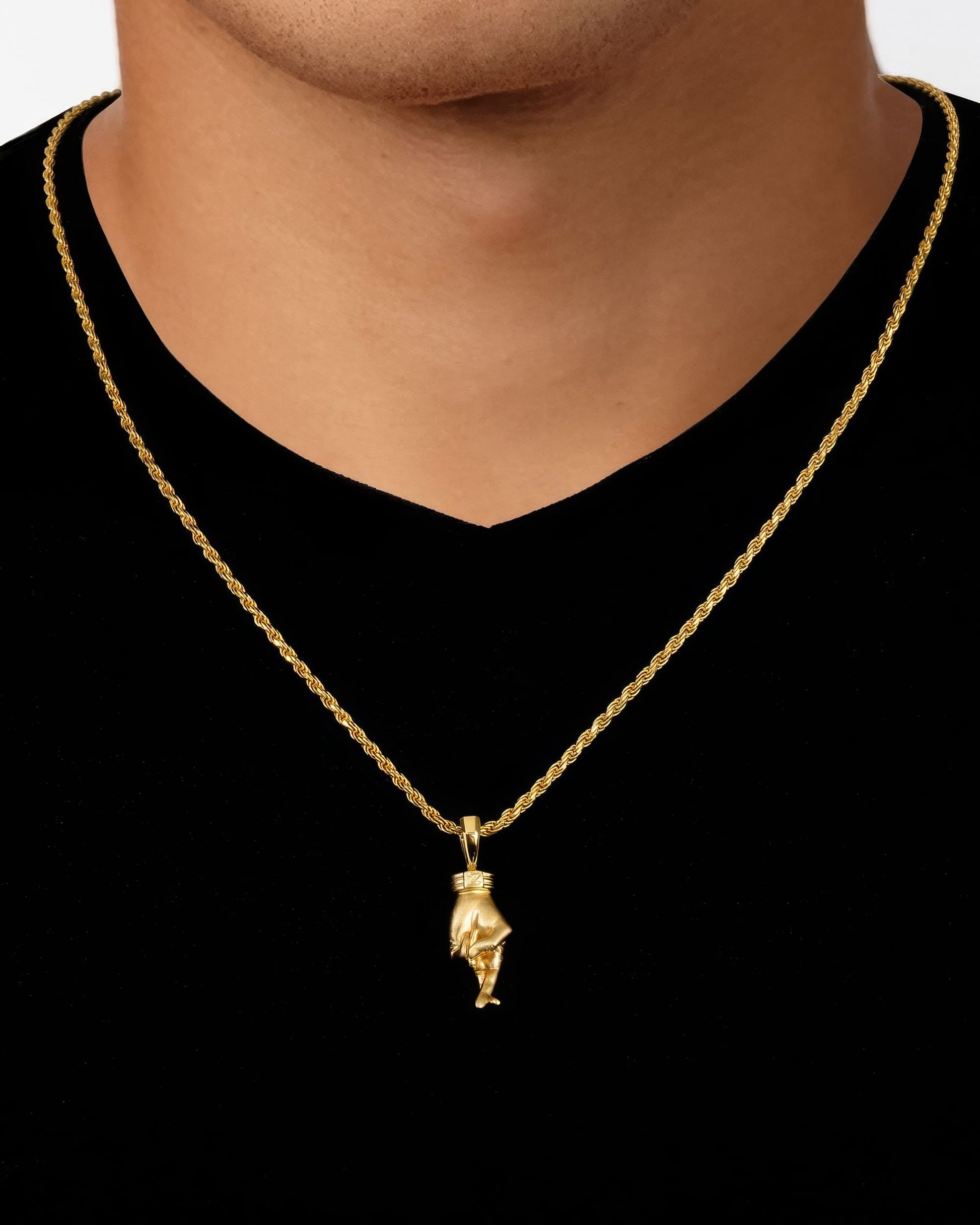 Fingers Crossed Pendant