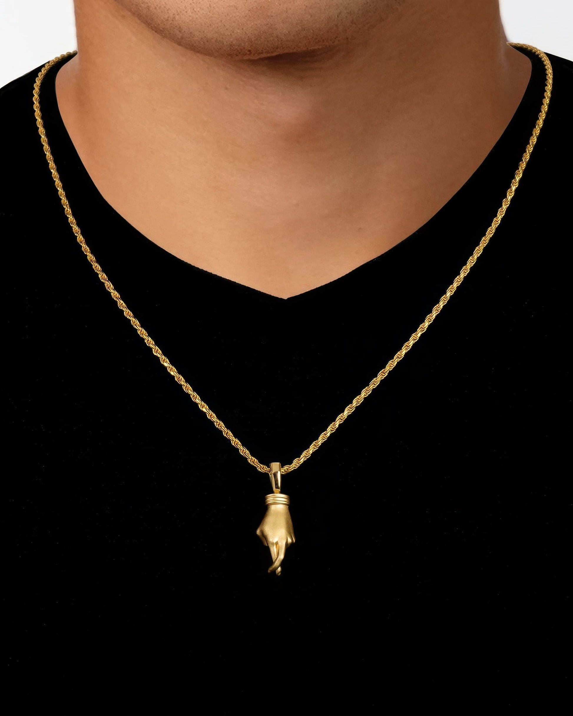 Fingers Crossed Pendant