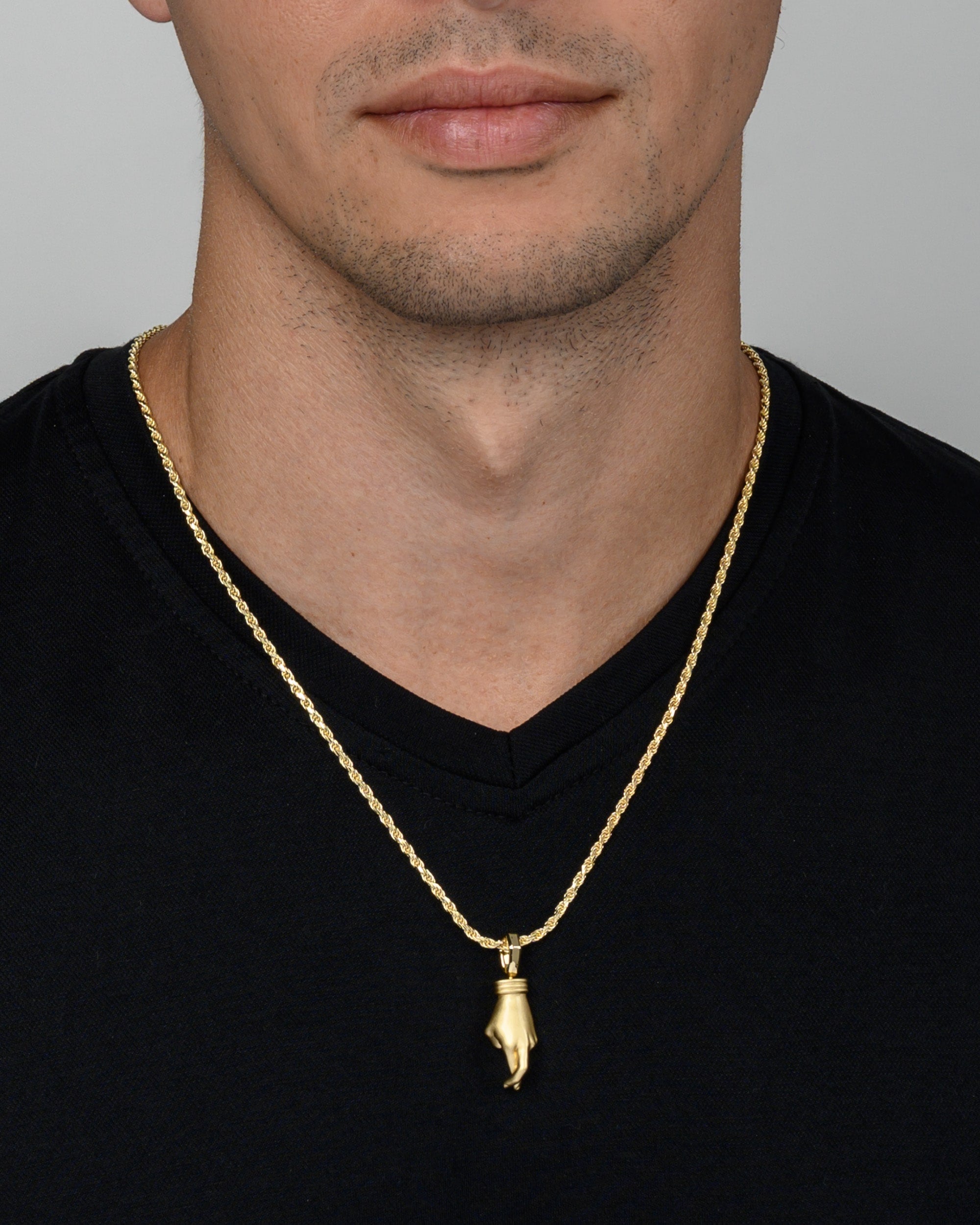 Fingers Crossed Pendant