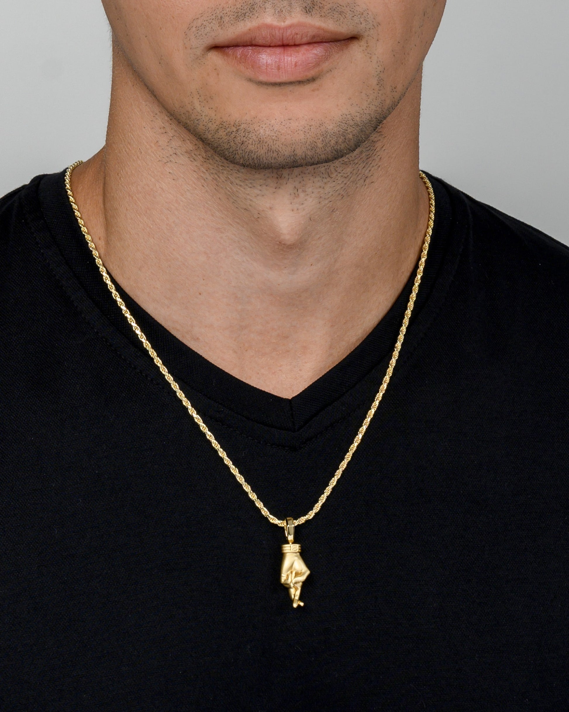 Fingers Crossed Gold Model5