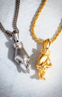 Fingers Crossed Pendant