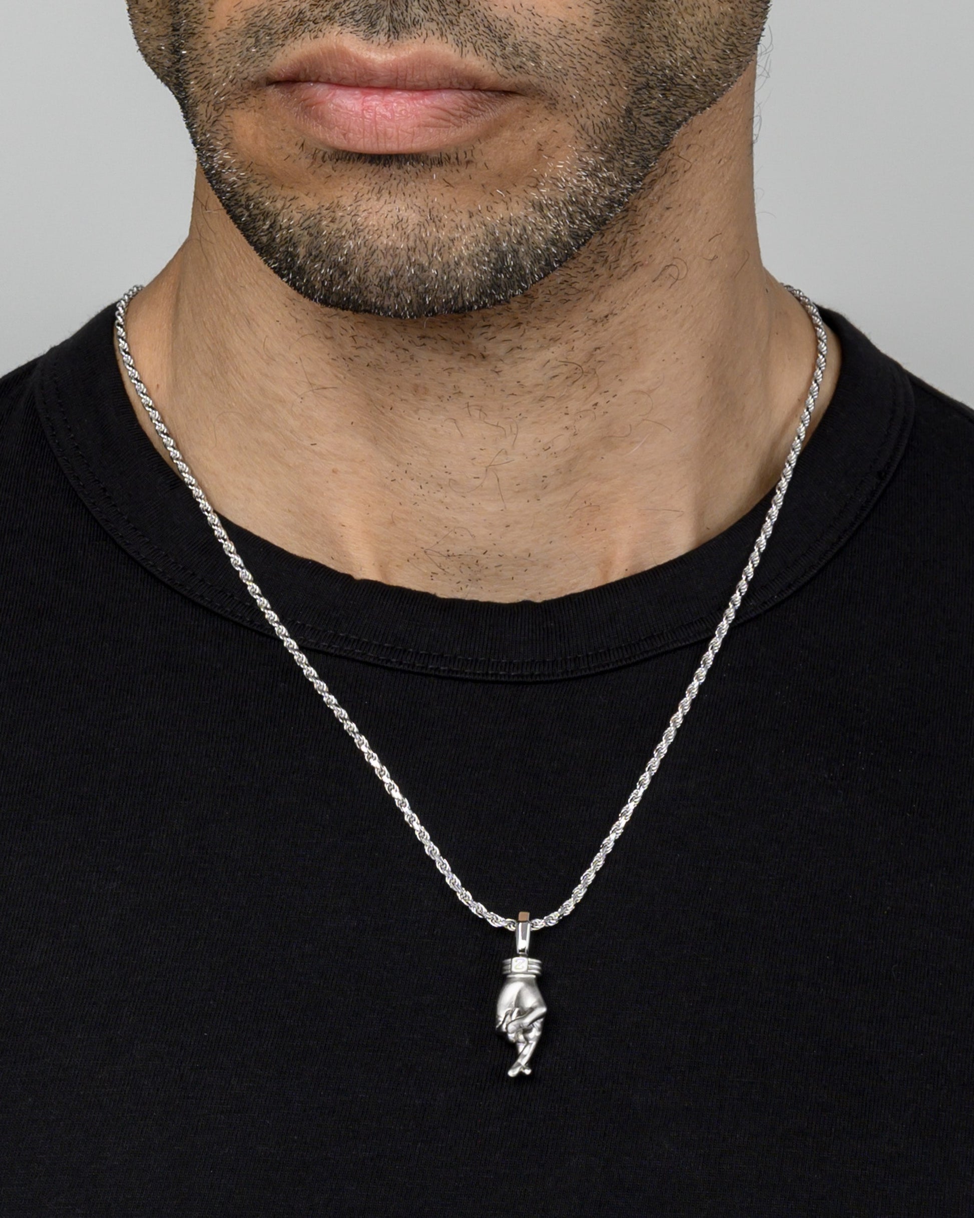 Fingers Crossed Silver Model6