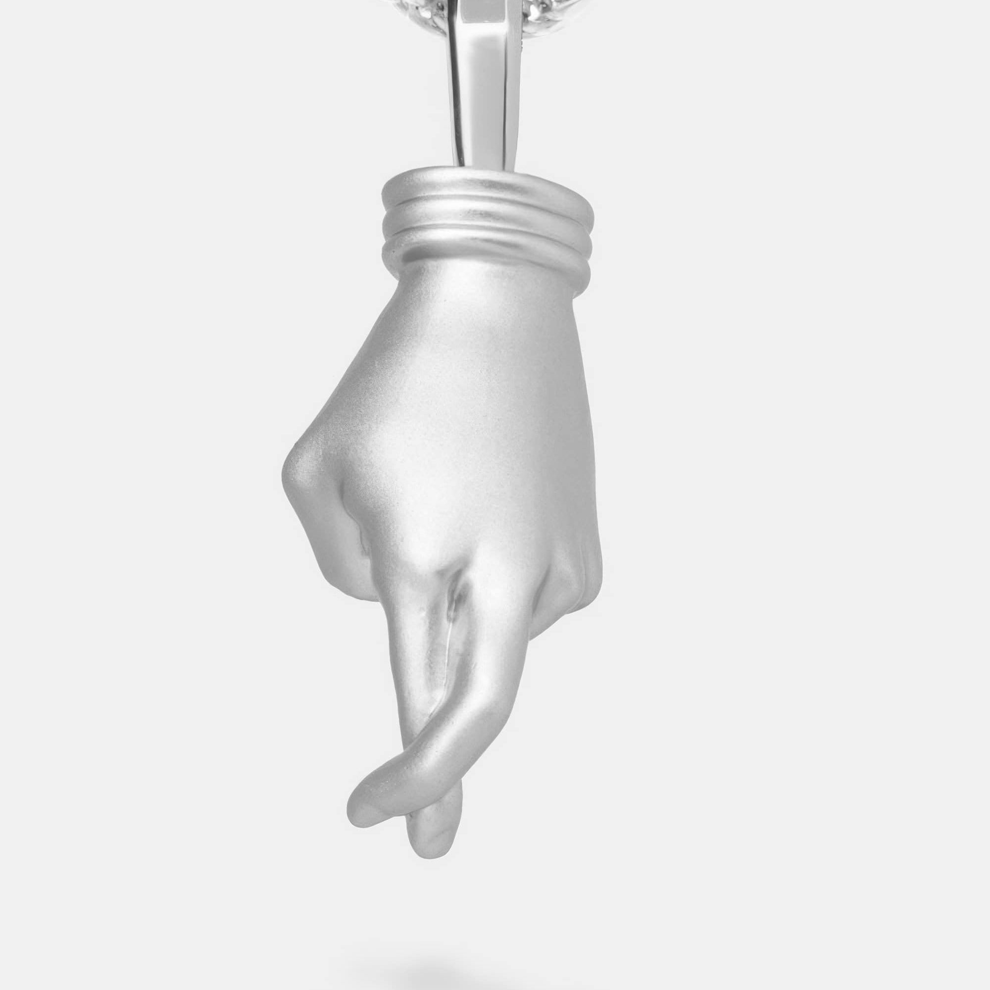 Fingers Crossed Silver