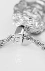 Jesus Piece Silver Clasp