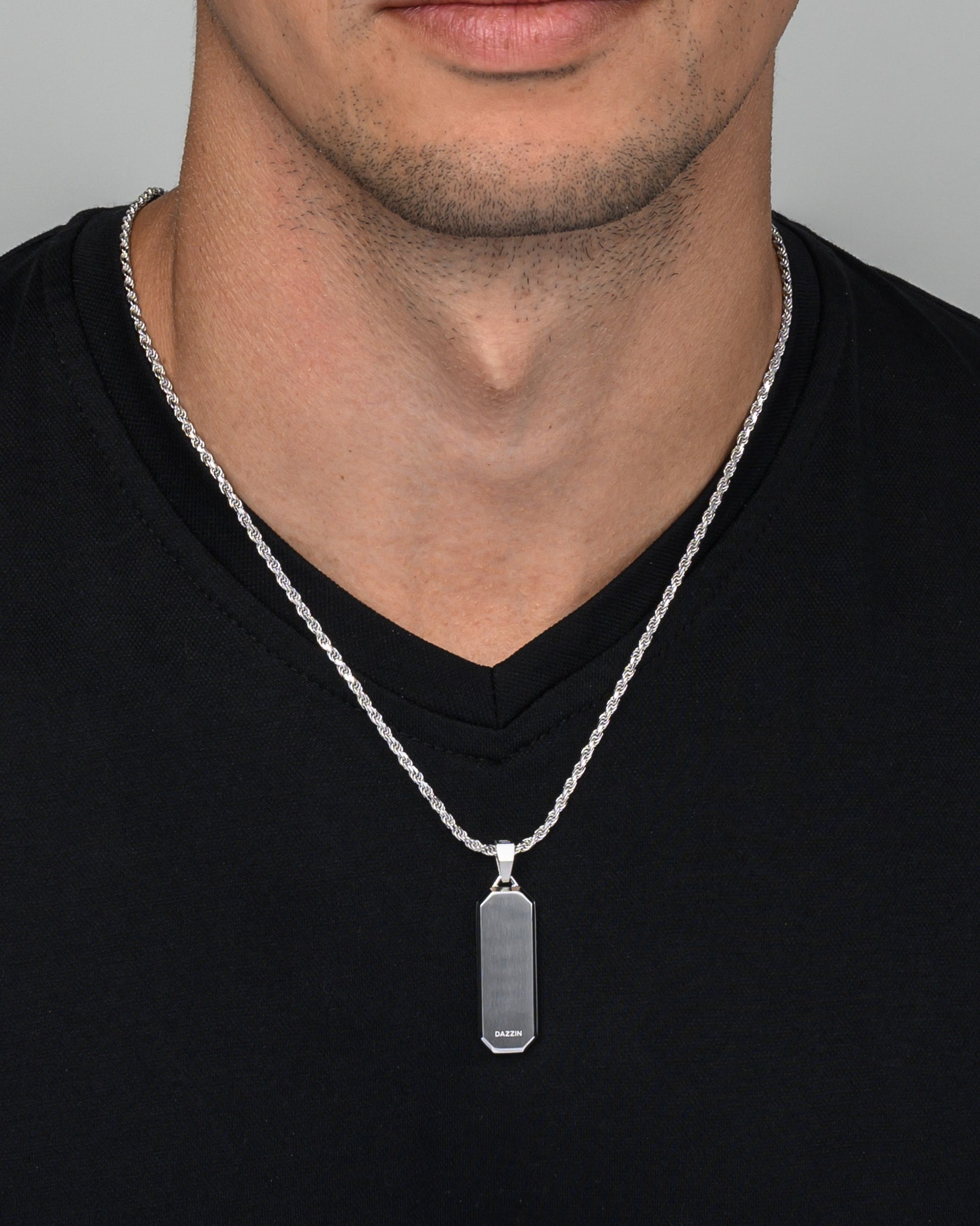 Long Bevel Tag Silver Model1