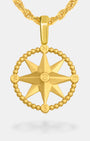 North Star Compass Gold Back