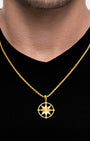 North Star Compass Gold Model Back